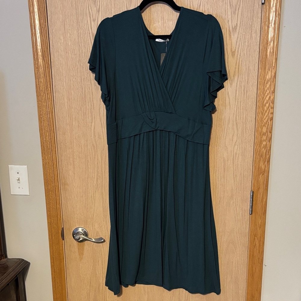 Elegant Teal Dress